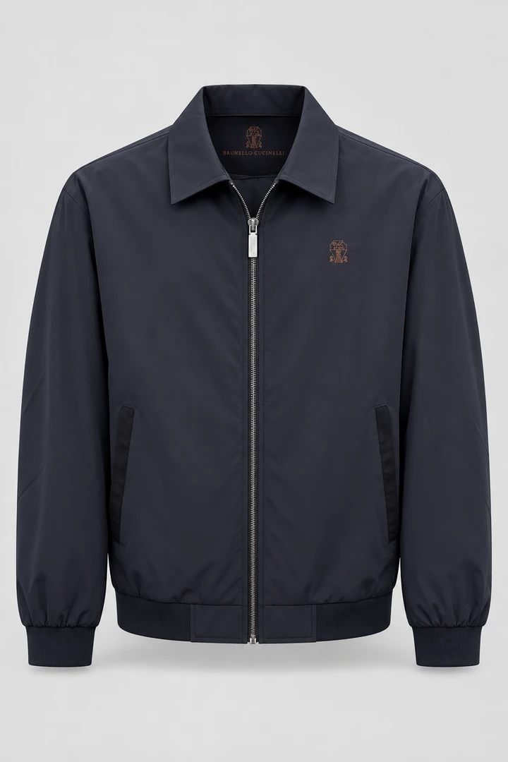 Brunello Cucinelli Yaka Detaylı İthal Mont
